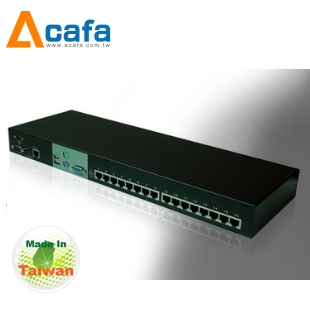 供應:KC116P Cat5 IP KVM 電腦切換器